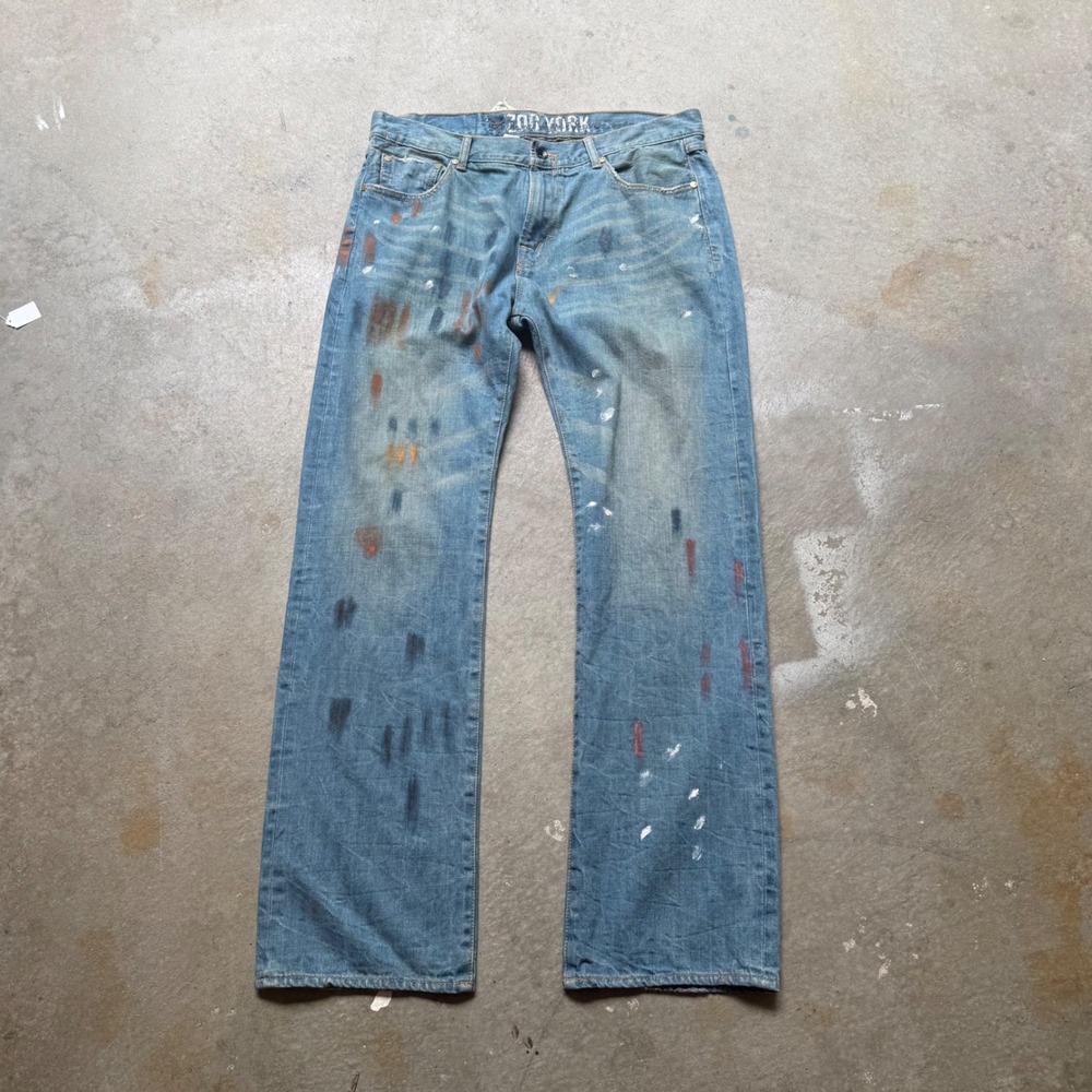 Zoo York Mens 36 Paint Splatter Jeans